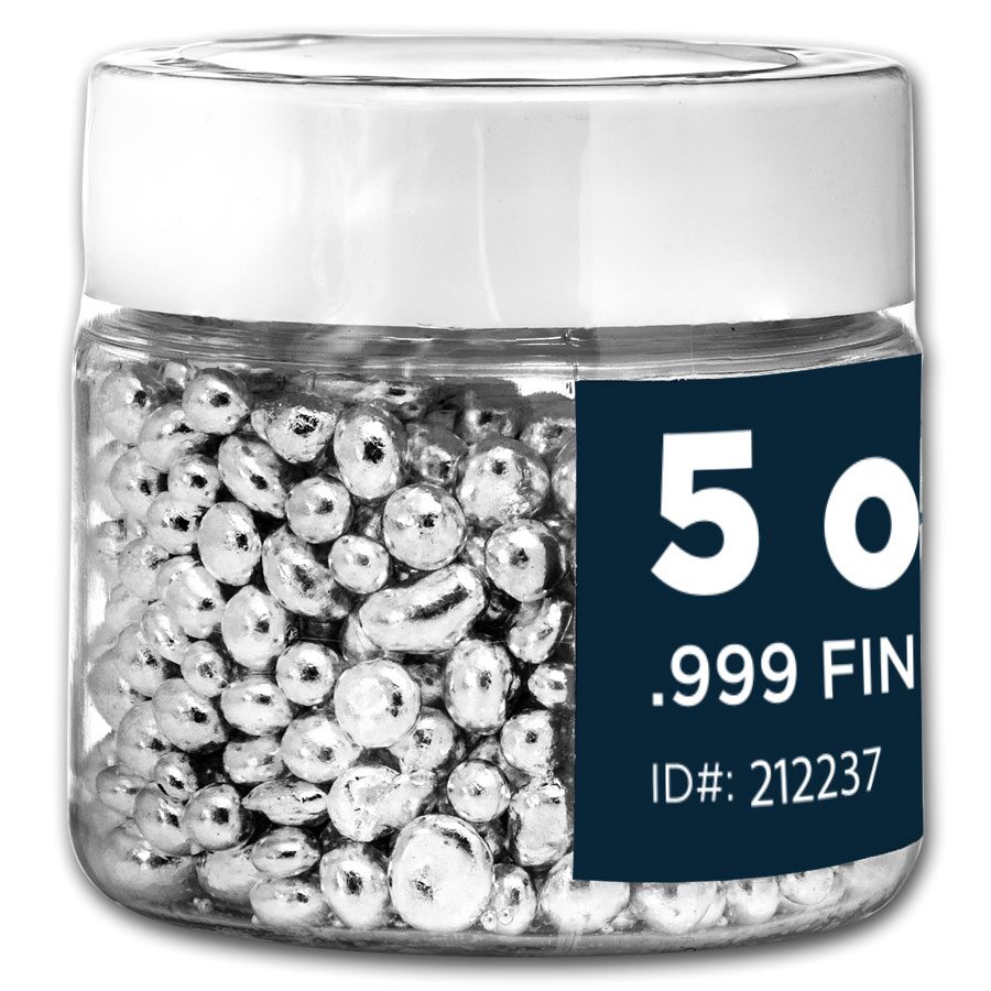 5 oz Silver Grain/Shot .999+ Fine