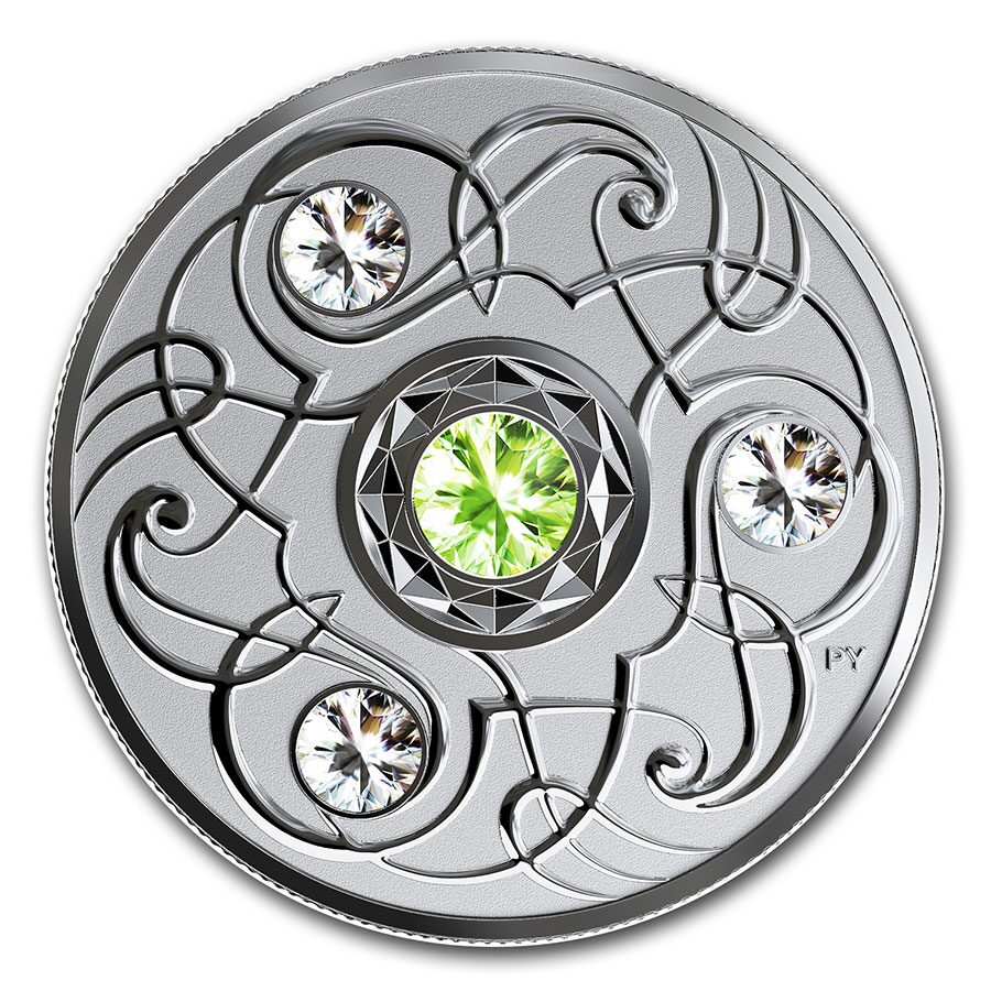 2020 Canada 1/4 oz Silver $5 Birthstones: August