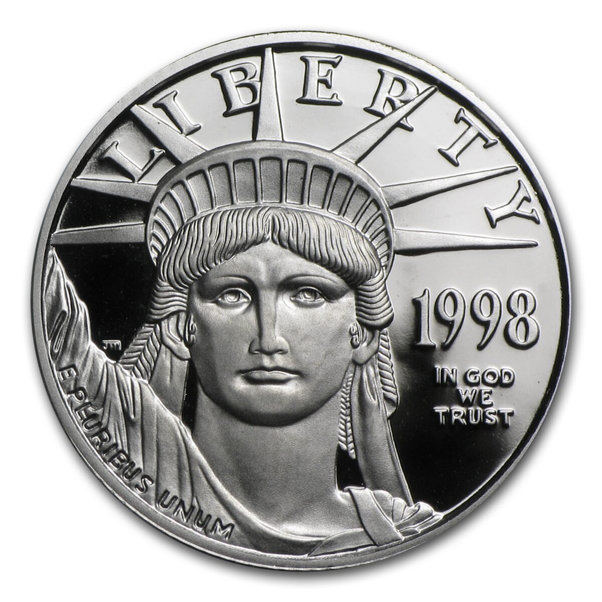 1998-W 1/2 oz Proof American Platinum Eagle PR-69 DCAM PCGS