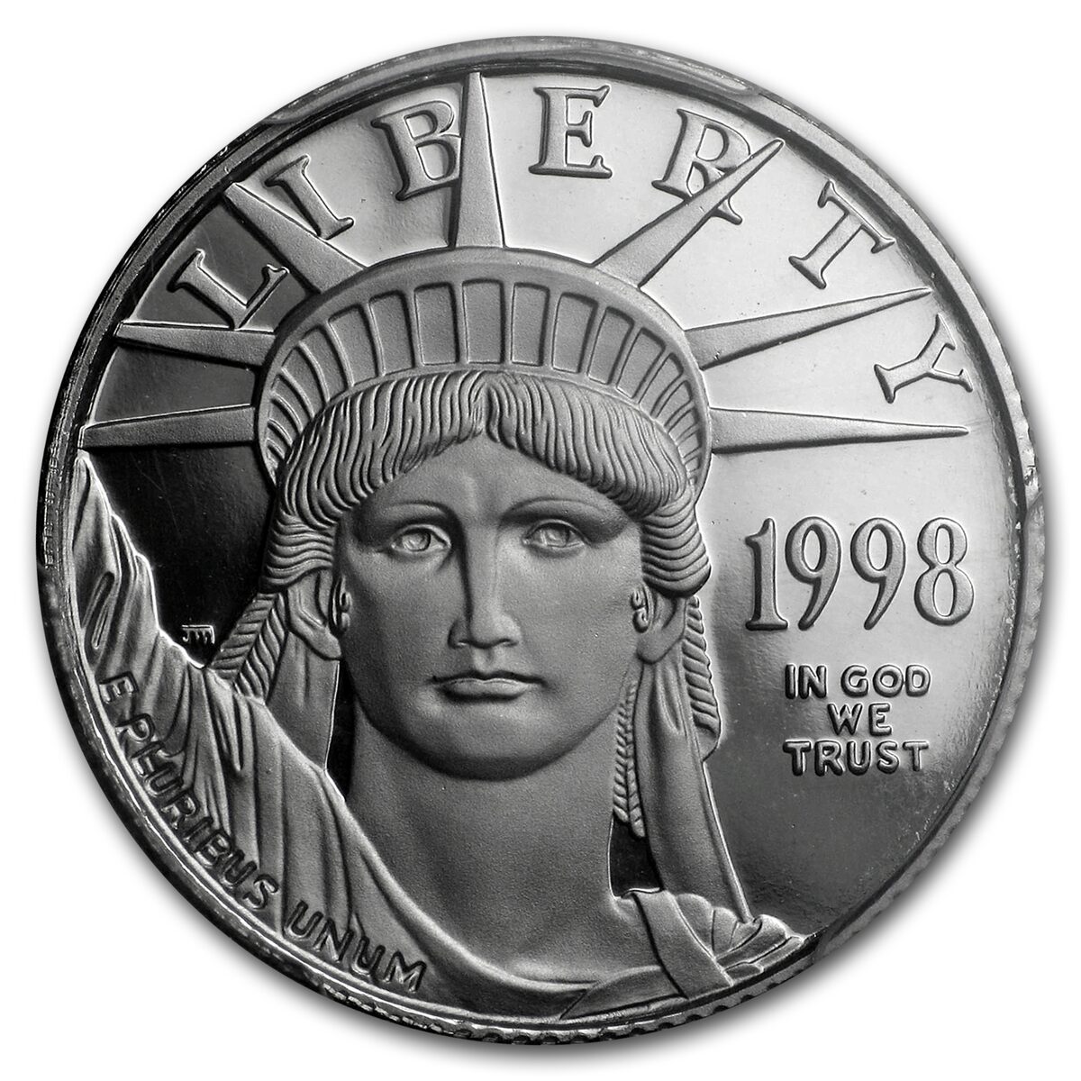 1998-W 1/4 oz Proof American Platinum Eagle PR-69 DCAM PCGS