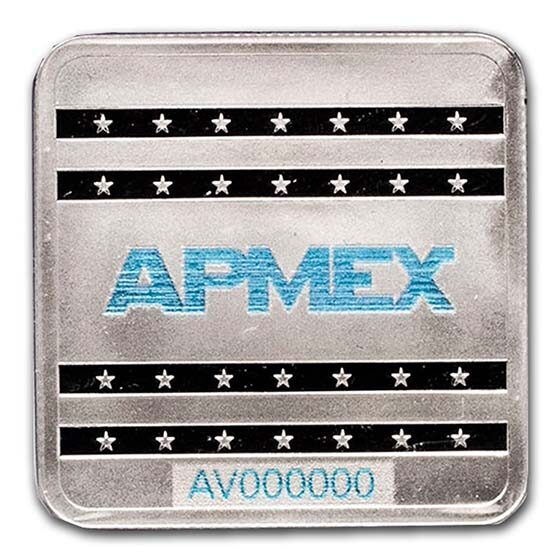 1 oz Silver Bar - APMEX (Square Series)