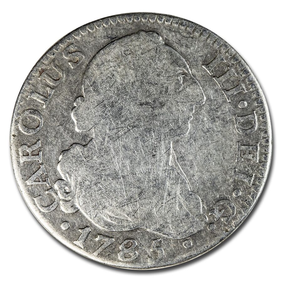 1773-1788 Spanish Empire Silver 2 Reales Charles III Avg Circ