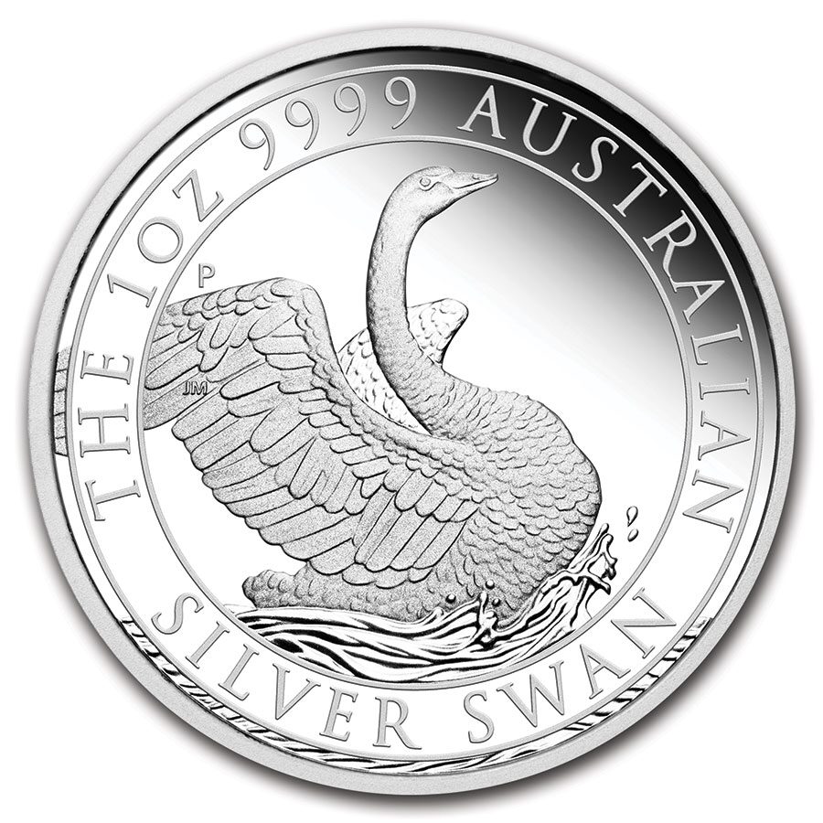 2020 Australia 1 oz Silver Swan PF-70 NGC (ER)