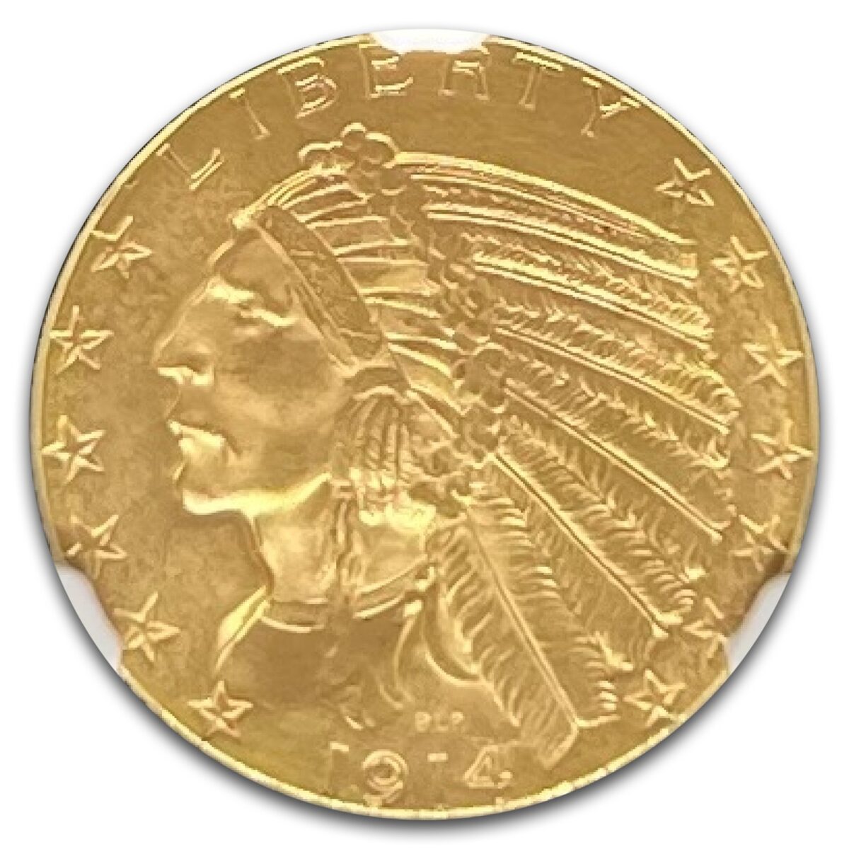 1914-D $5 Liberty Gold Half Eagle MS-65 NGC