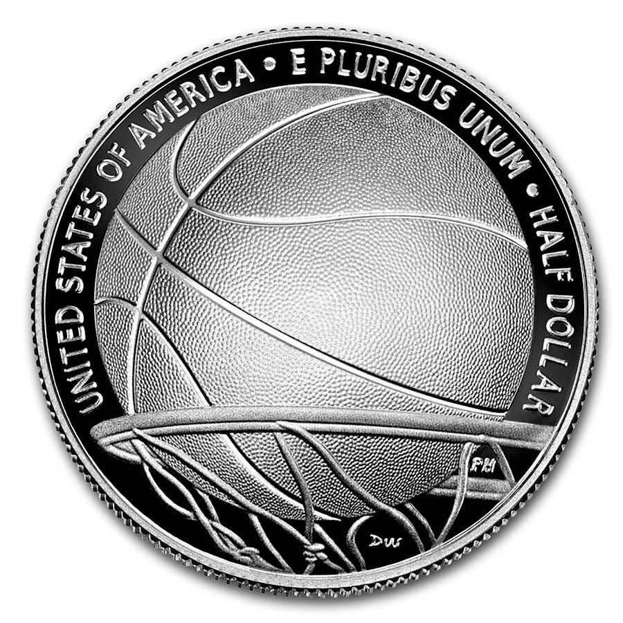 2020-S Basketball Hall of Fame 1/2 Dollar Proof (Box & COA)