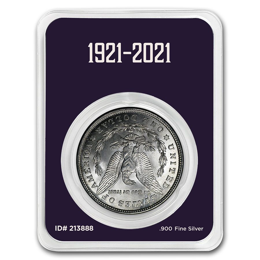 1921 Morgan Silver Dollar 100th Anniversary BU - 1921-2021