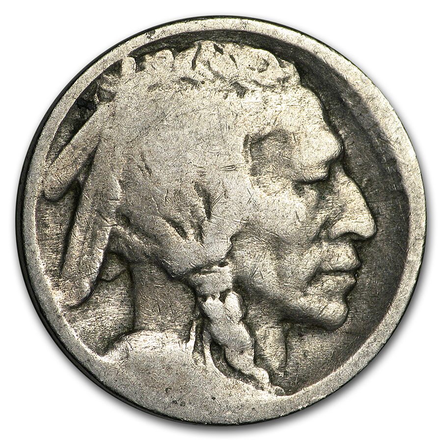 1913 Type-I Buffalo Nickel (No Date)