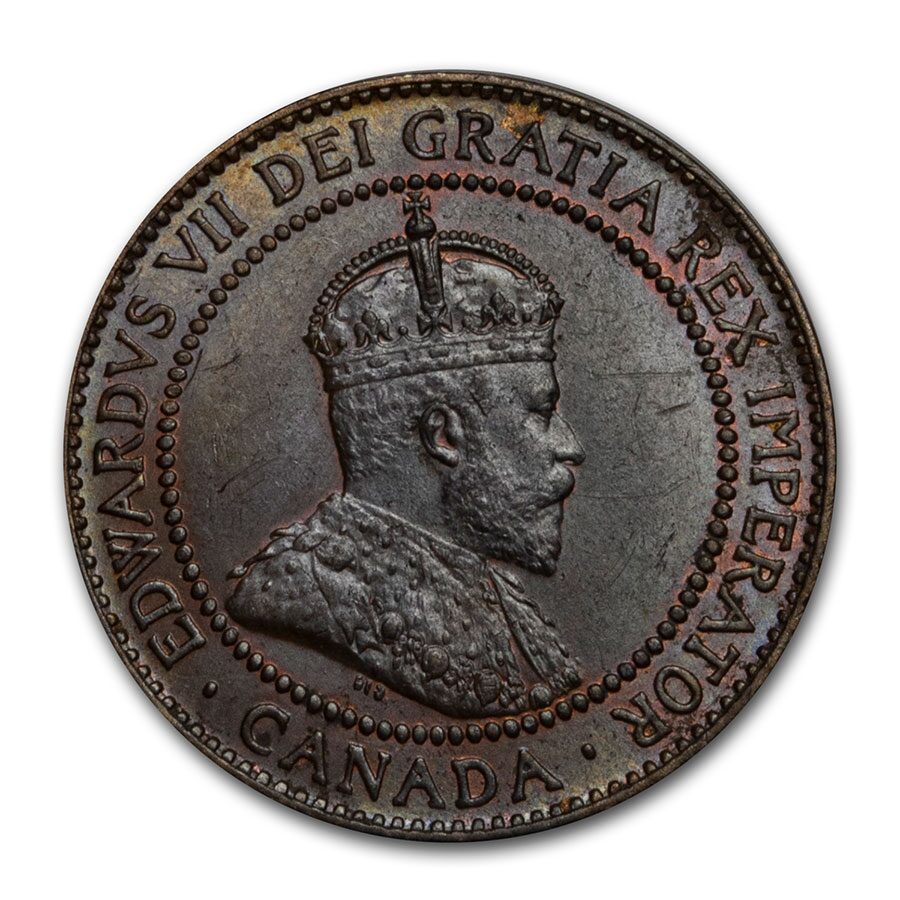 1910 Canada Large Cent AU
