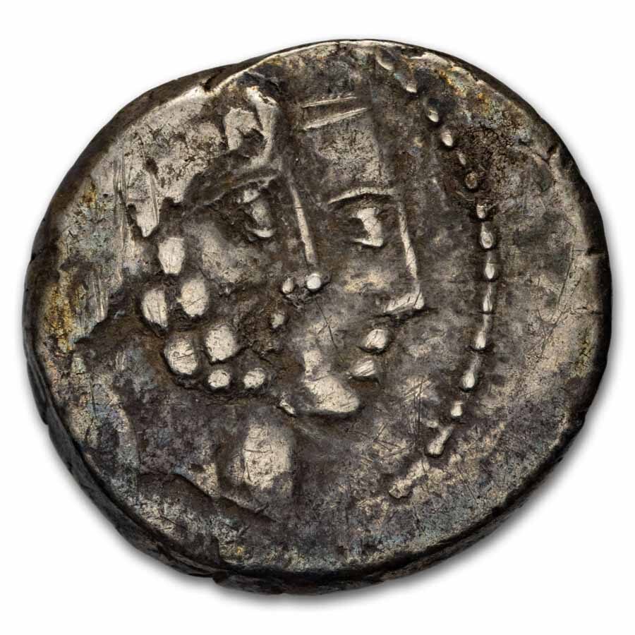 Roman Republic AR Denarius C. Censorinus (88 BC) XF (Cr-346/1)