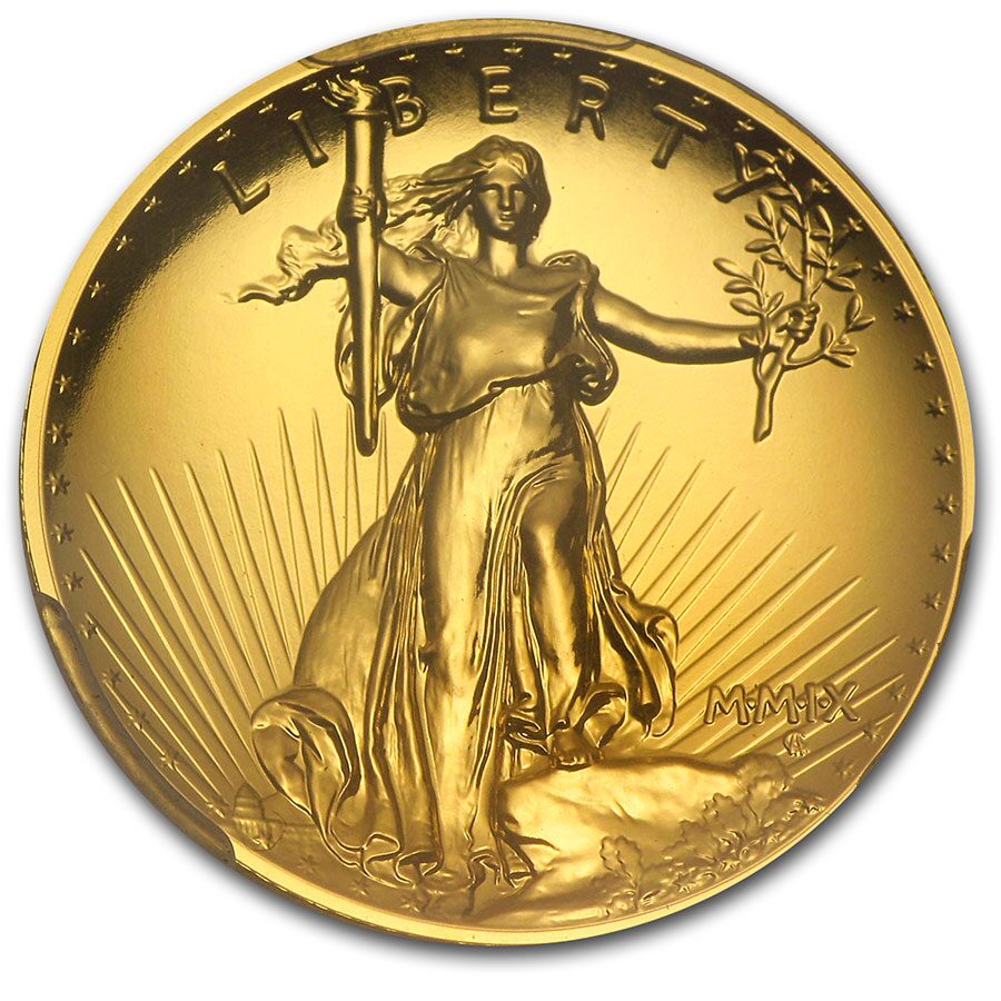 2009 Ultra High Relief Double Eagle MS-70 PL PCGS (Gold Foil)