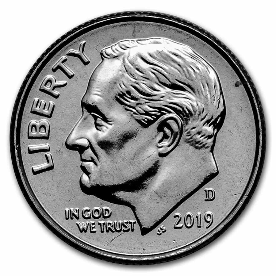 2019-D Roosevelt Dime BU