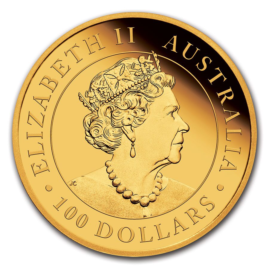 2020 Australia 1 oz Gold Dragon Proof (w/Box & COA)