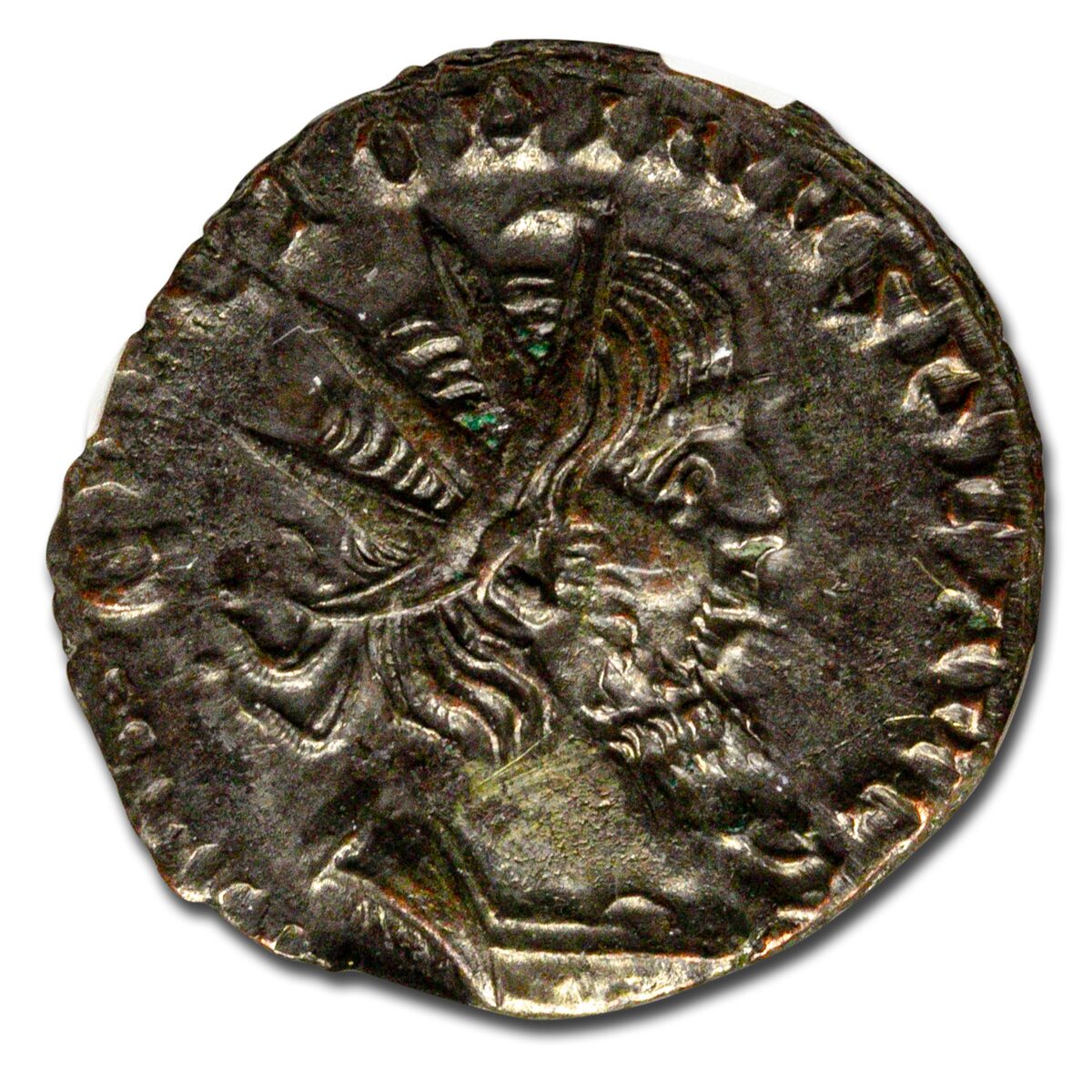 Romano-Gallic BI Dbl Denarius Victorinus 269-271 AD AU NGC Vault