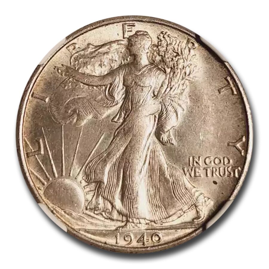 1940-S Walking Liberty Half Dollar MS-63 NGC