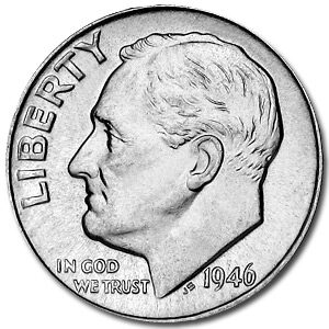 1946-S Roosevelt Dime BU