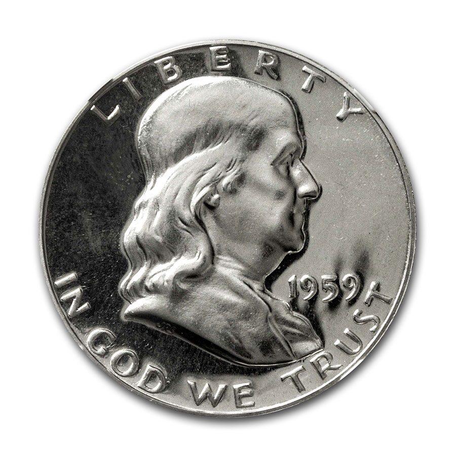 1959 Franklin Half Dollar PF-66 NGC