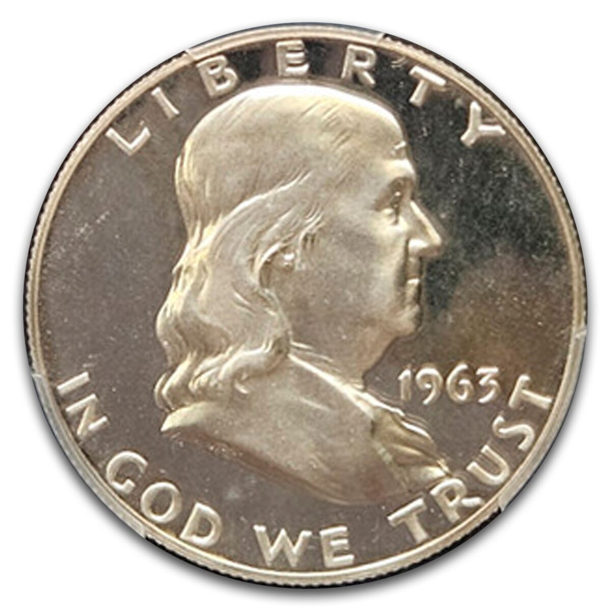 1963 Franklin Half Dollar PR-67 Cameo PCGS
