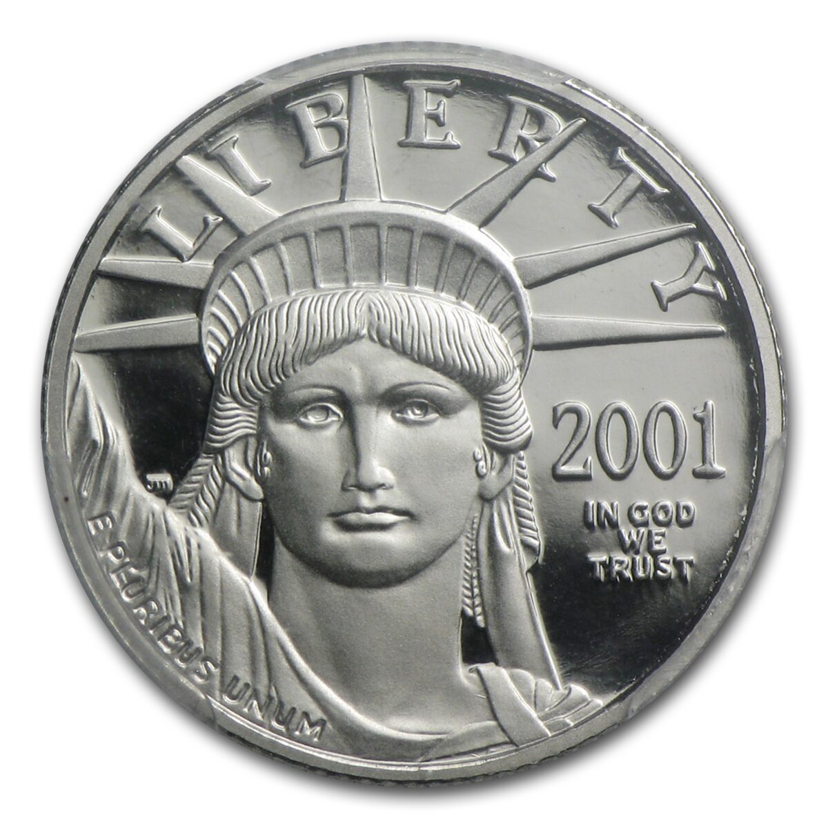 2001-W 1/10 oz Proof American Platinum Eagle PR-69 PCGS