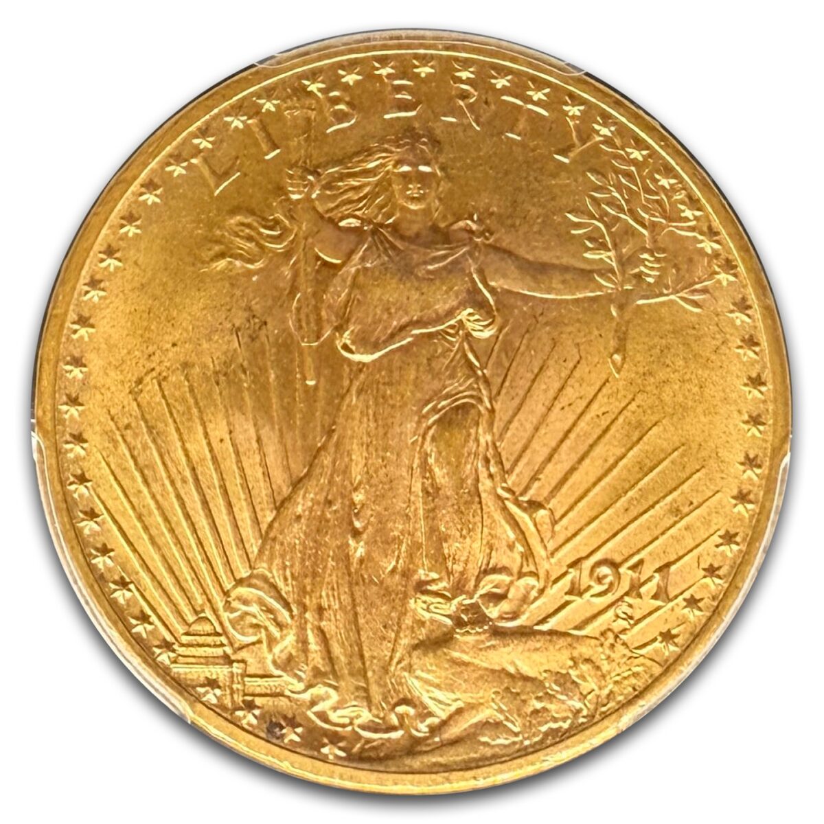 1911 $20 St Gaudens Gold Double Eagle MS-65+ PCGS