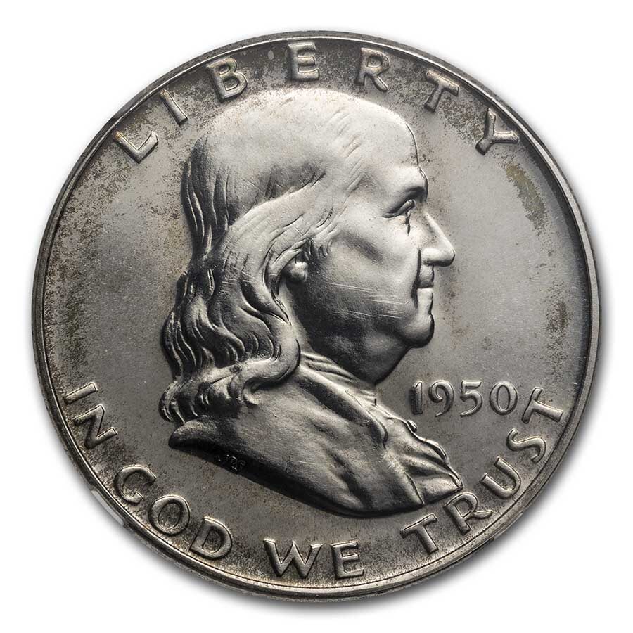 1950 Franklin Half Dollar PF-64 NGC