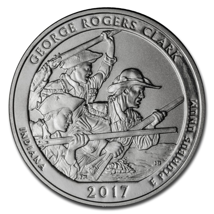 2017-S ATB Quarter George Rogers Clark BU (Enhanced Finish)