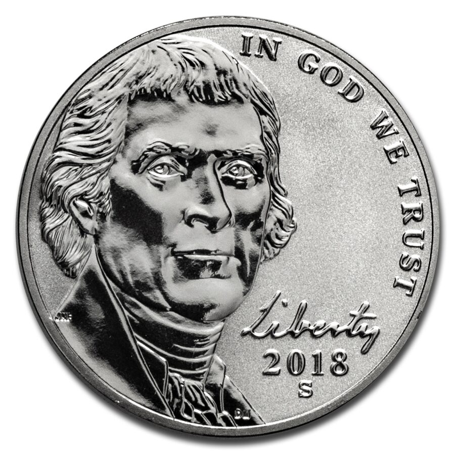 2018-S Jefferson Nickel Reverse Proof