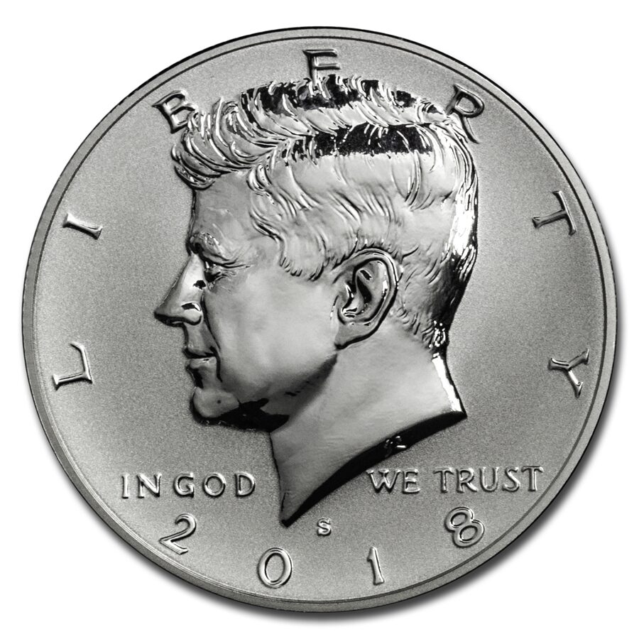 2018-S Silver Kennedy Half Dollar Reverse Proof