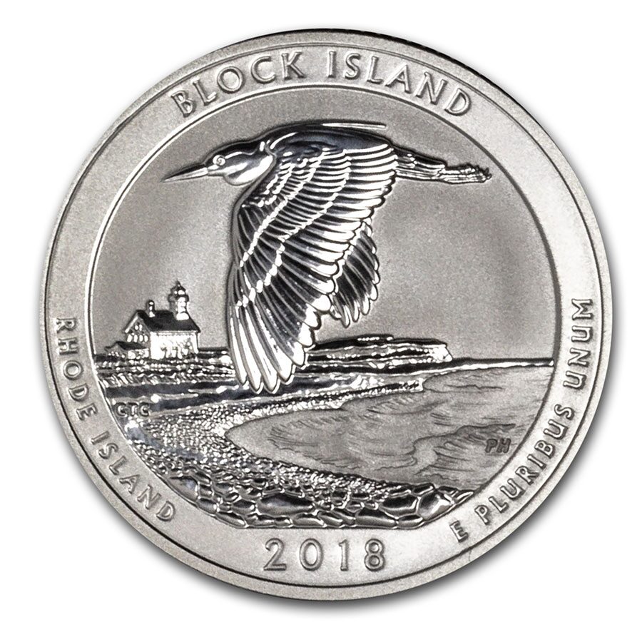 2018-S ATB Quarter Block Is Wildlife Refuge Silver Reverse Proof