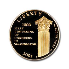 2001-W Gold $5 Commem Capitol Visitor Center PR-70 PCGS
