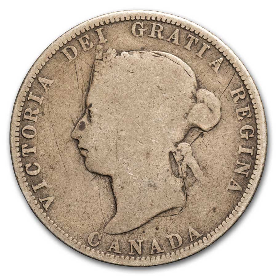 1874-H Canada 25 Cents Good