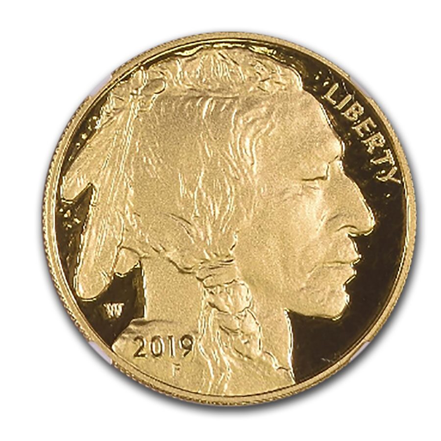 2019-W 1 oz Proof Gold Buffalo PF-70 NGC