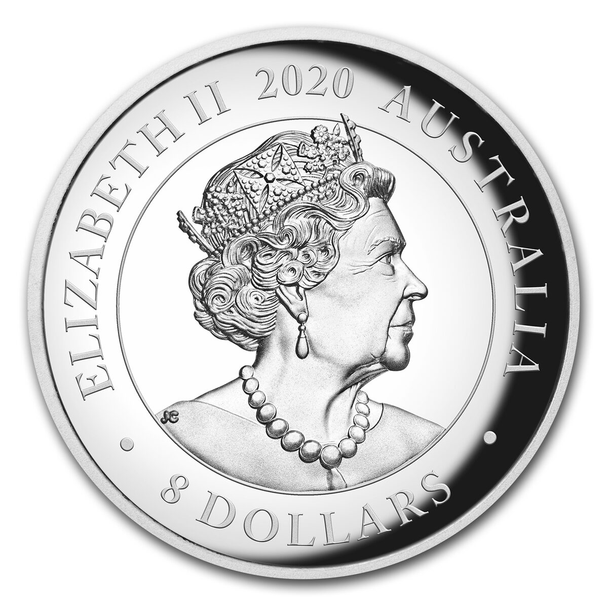2020 Australia 5 oz Silver Swan Proof (High Relief, w/Box & COA)