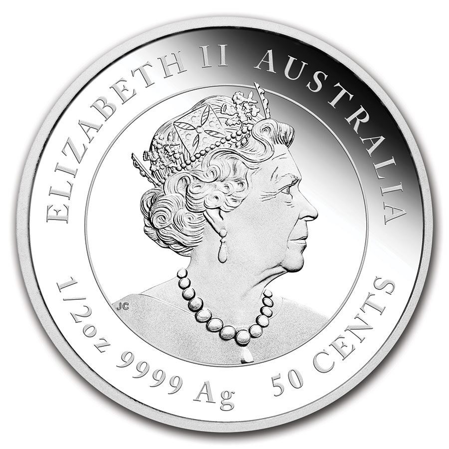 2021 Australia 1/2 oz Silver Lunar Ox Proof (w/Box & COA)