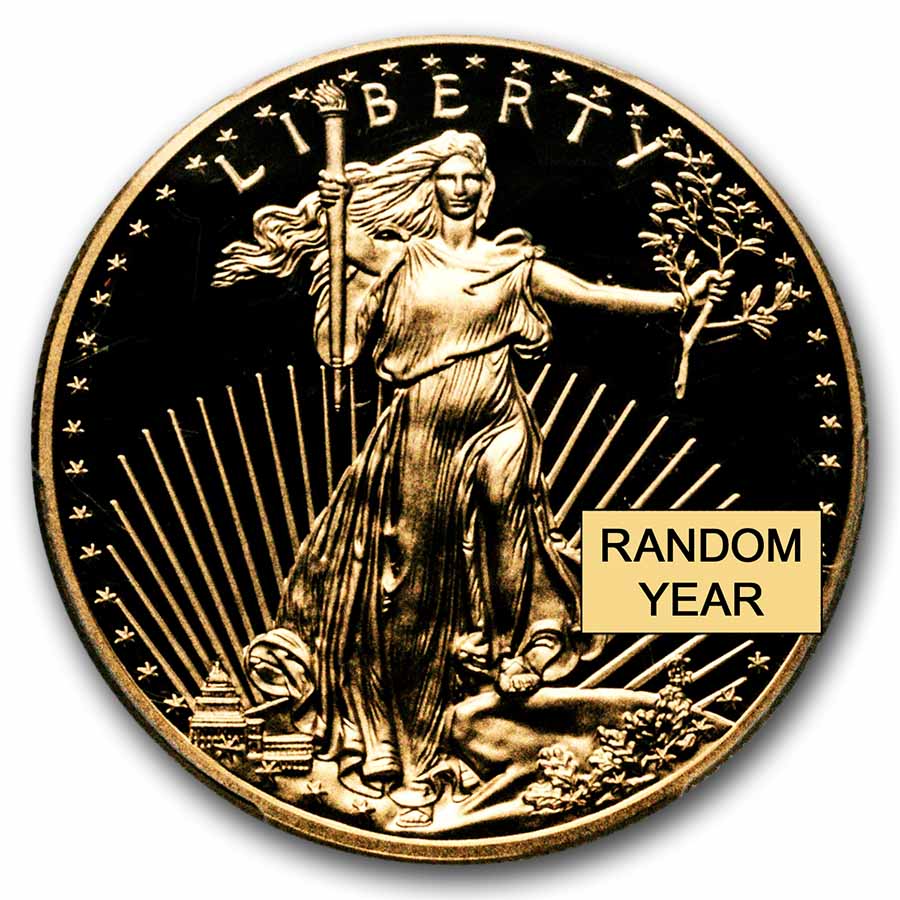 1 oz Proof American Gold Eagle PR-70 PCGS (Random Year)