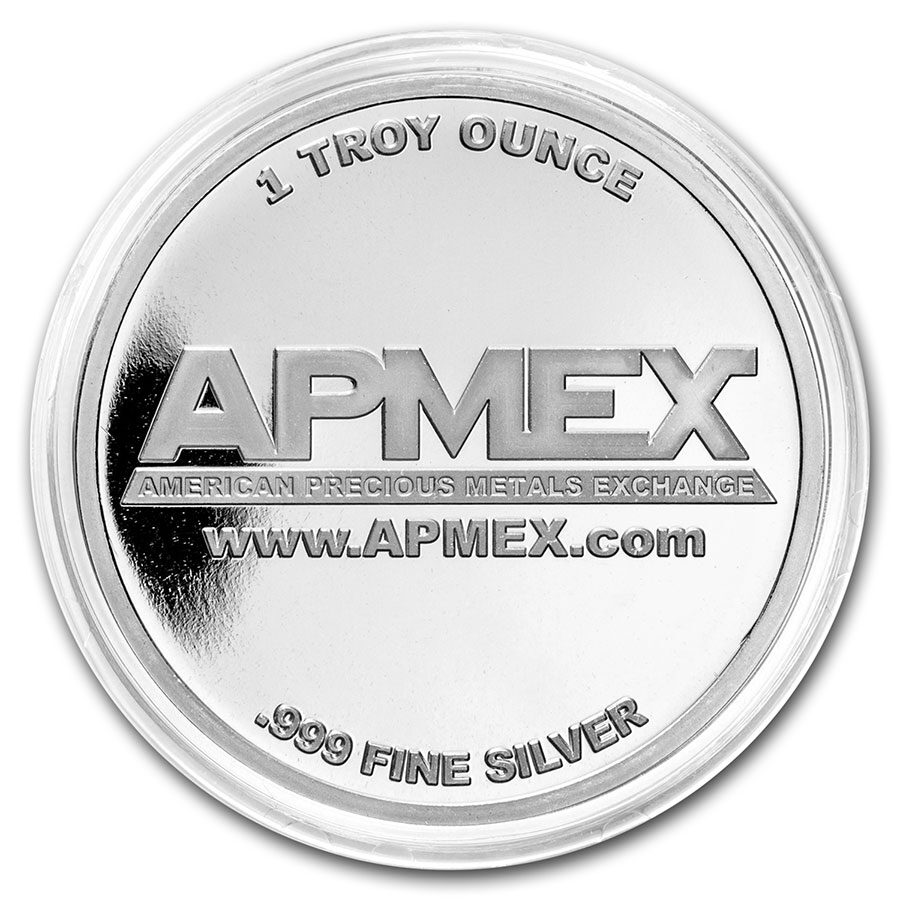 1 oz Silver Colorized Round - APMEX (Baseball)