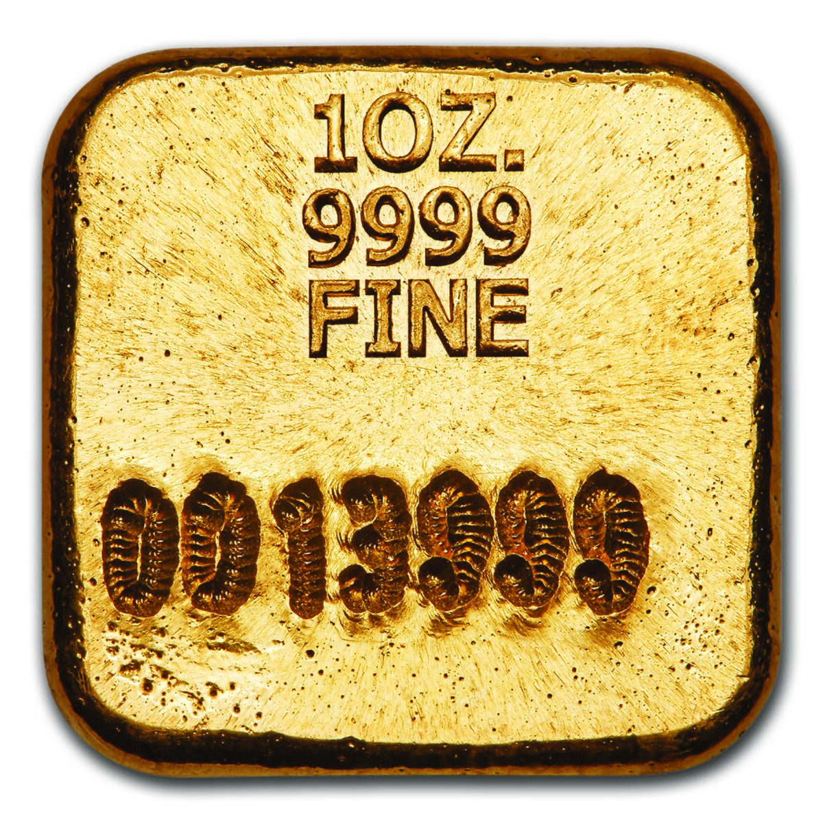 1 oz Gold Bar - Perth Mint Gold Button (Serialized)