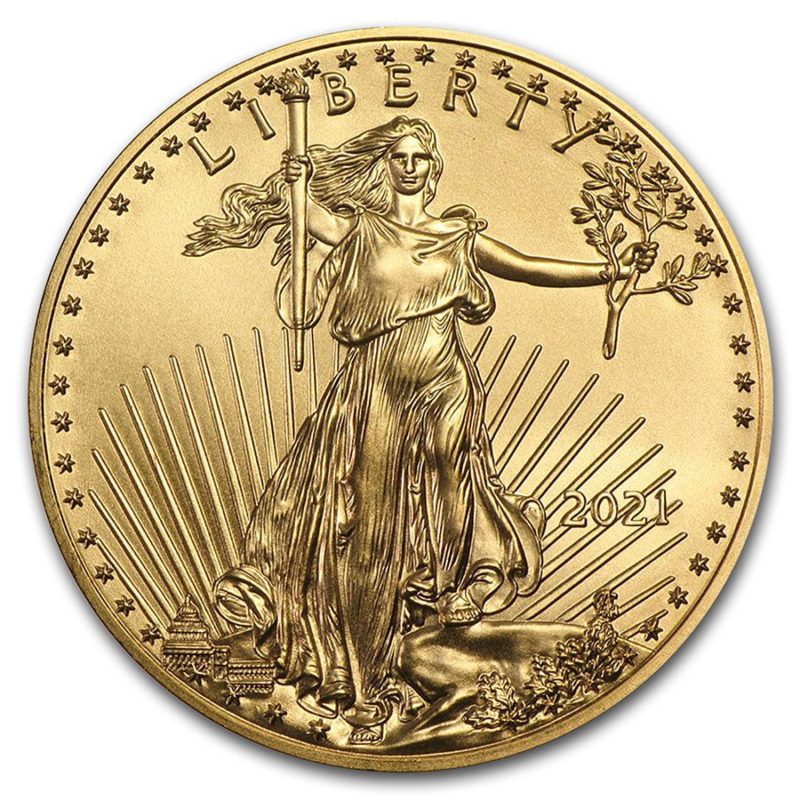 2021 1/10 oz Gold Eagle (Type 1) (MD® Premier + PCGS FS®)