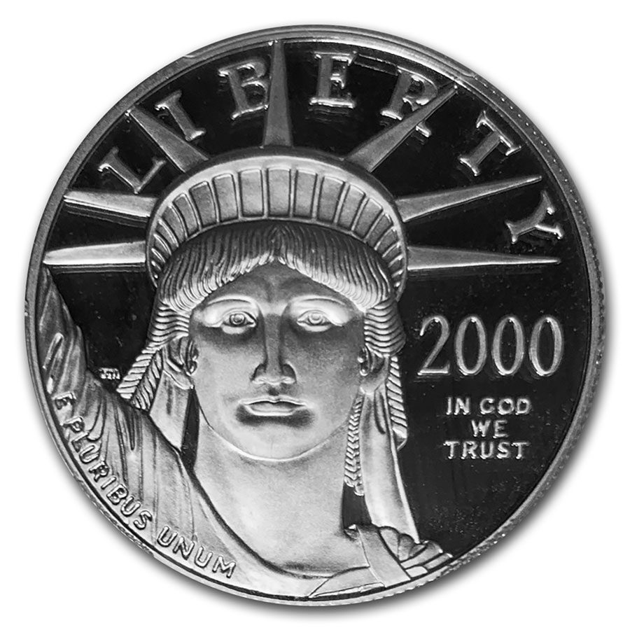 2000-W 1 oz Proof American Platinum Eagle PR-69 PCGS (Diehl)