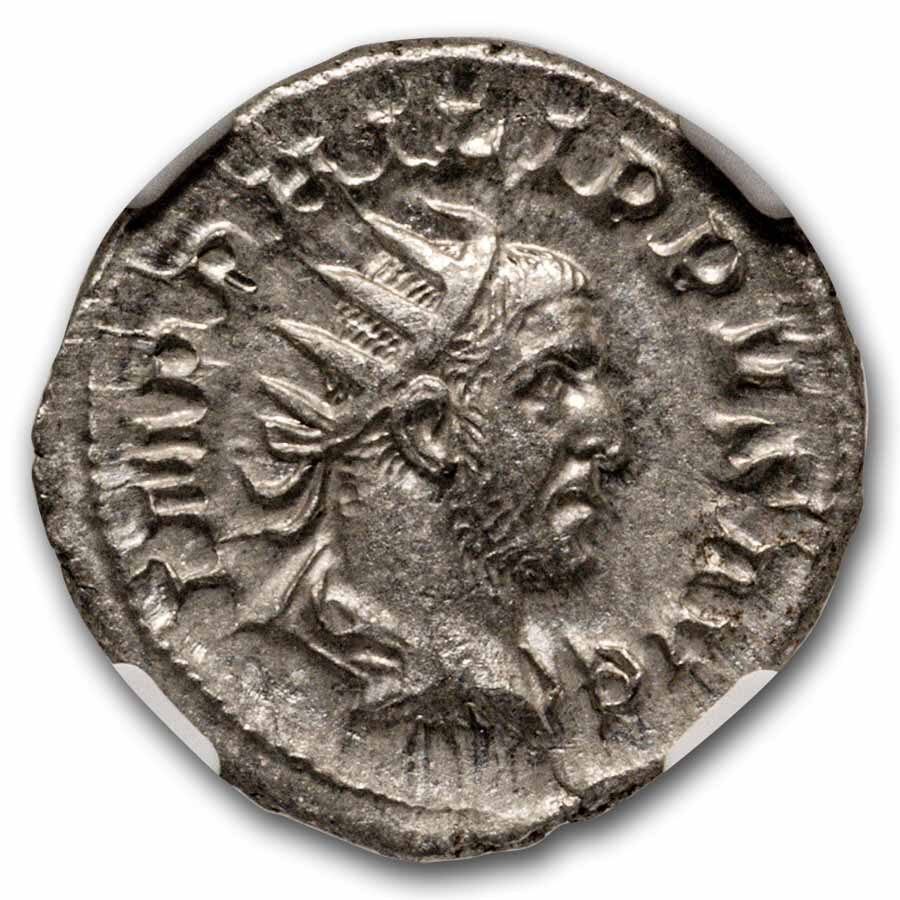 Rome Silver Double Denarius Philip I (244-249 AD) AU NGC