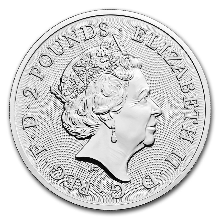 2021 Great Britain 1 oz Silver Music Legends: Elton John BU