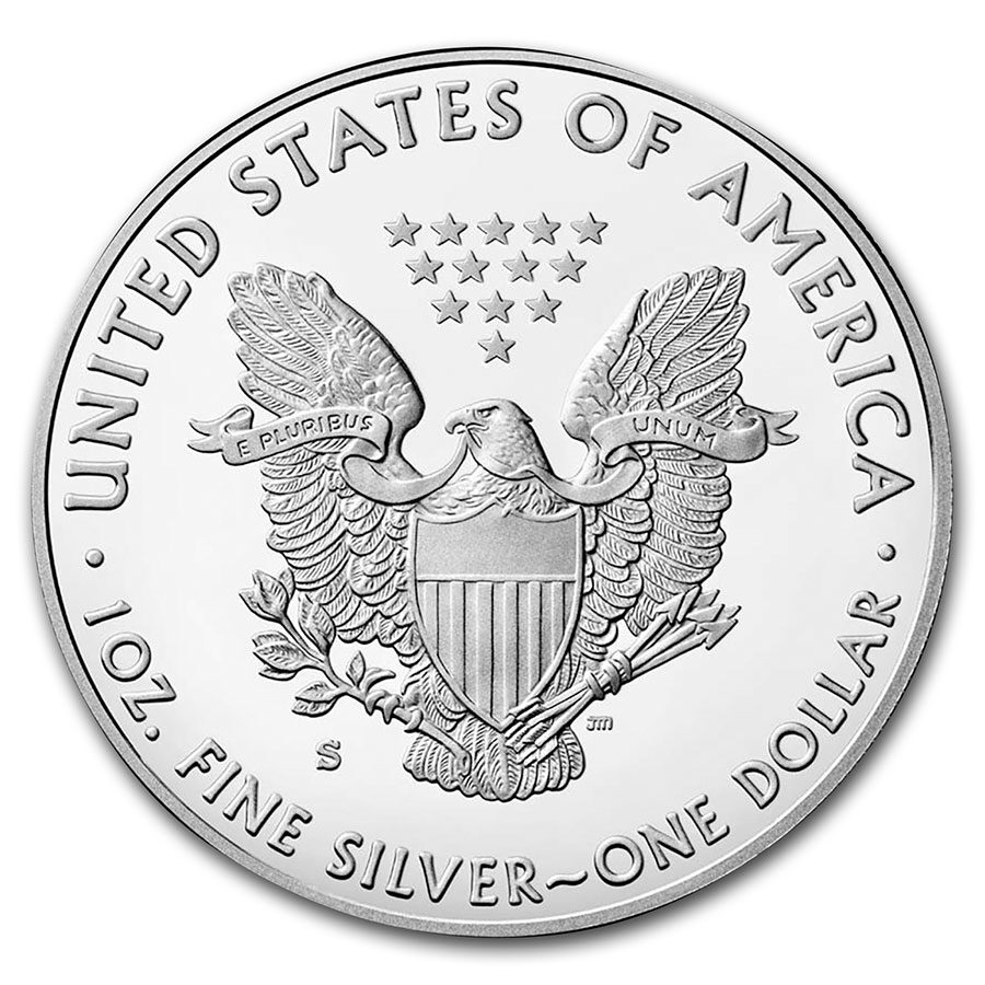 2020-S 1 oz Proof American Silver Eagle (w/Box & COA)