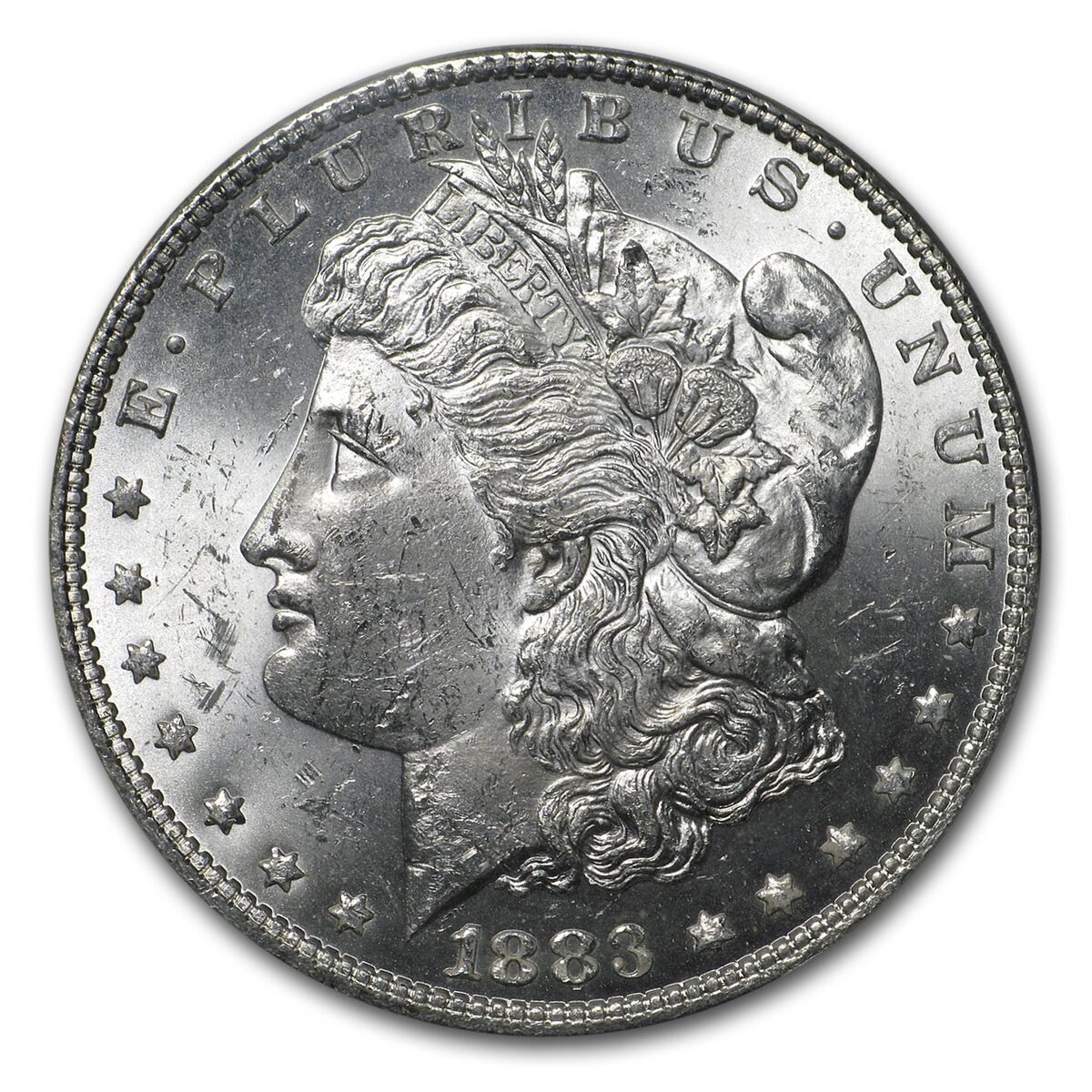 1883 Morgan Dollar MS-62 PCGS
