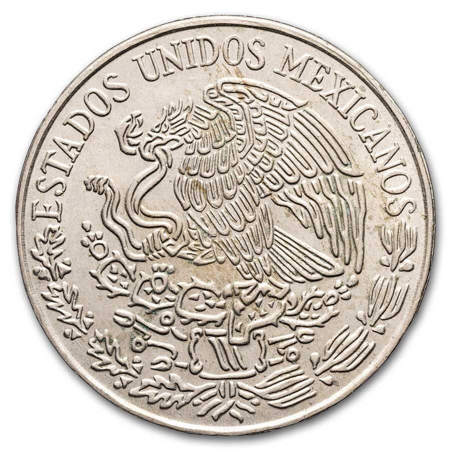 1971-1978 Mexico 5 Pesos Avg Circ