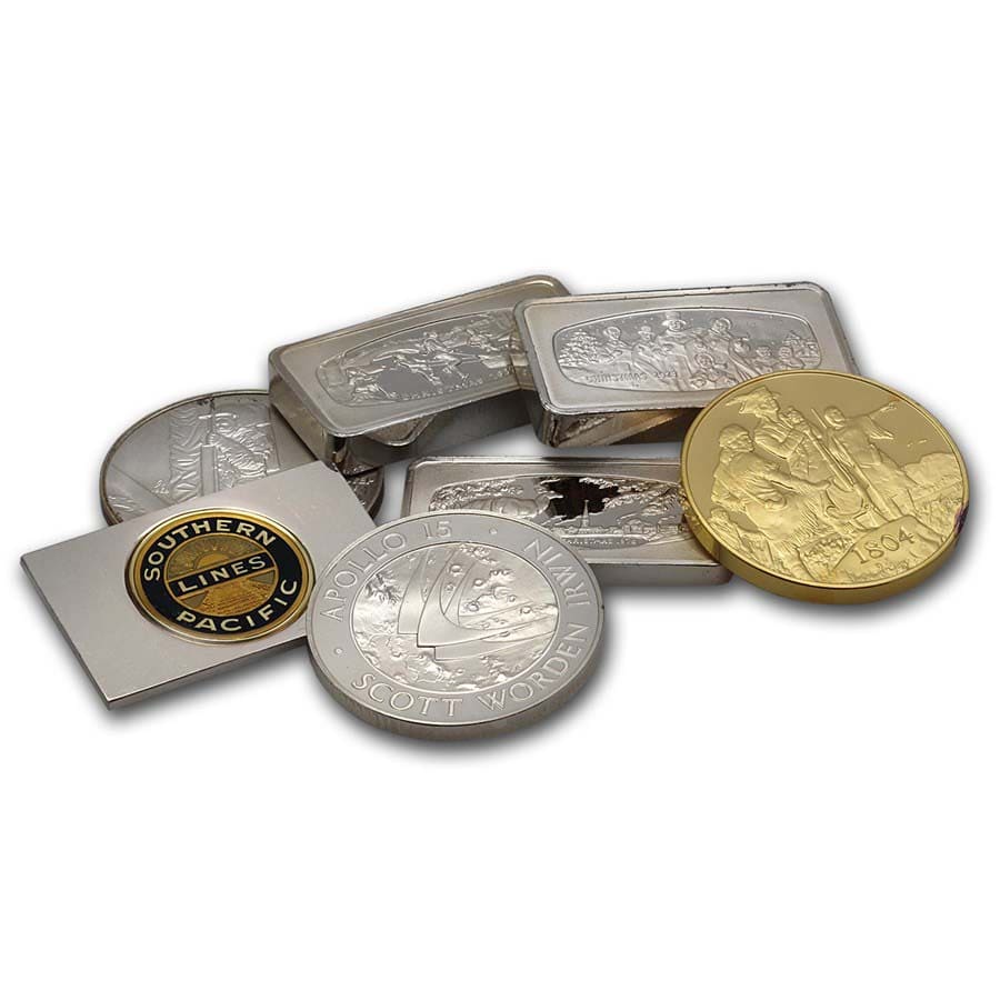 .925 Sterling Silver - Private Mints (Bars and/or Rounds per Oz)