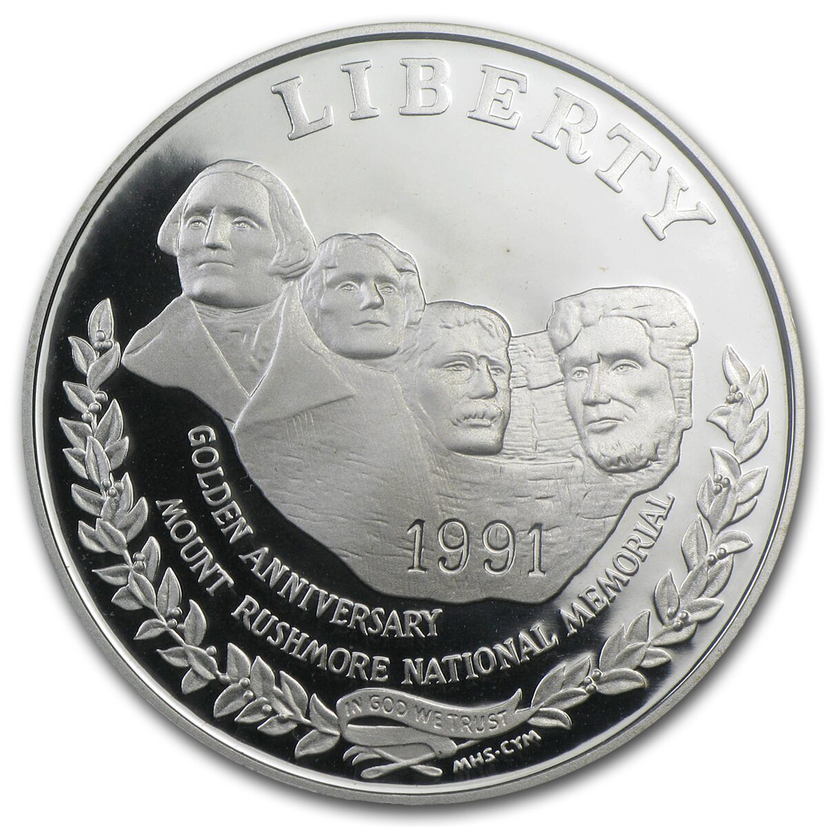 1991-S Mount Rushmore $1 Silver Commem PR-69 PCGS