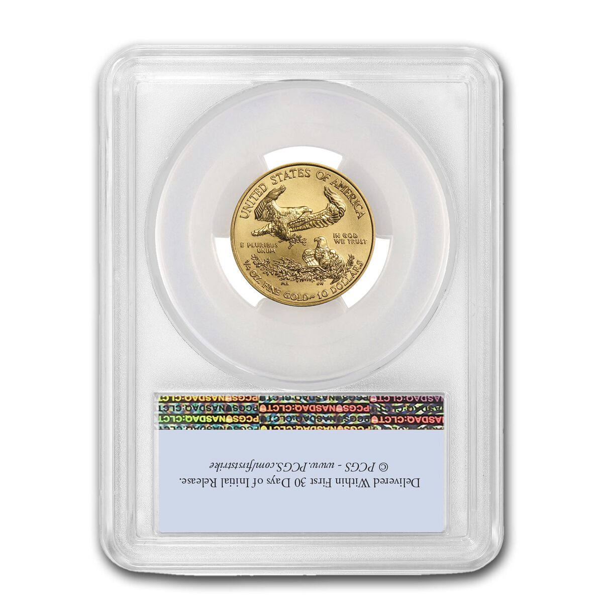 2021 1/4 oz American Gold Eagle (Type 1) MS-70 PCGS (FDI)