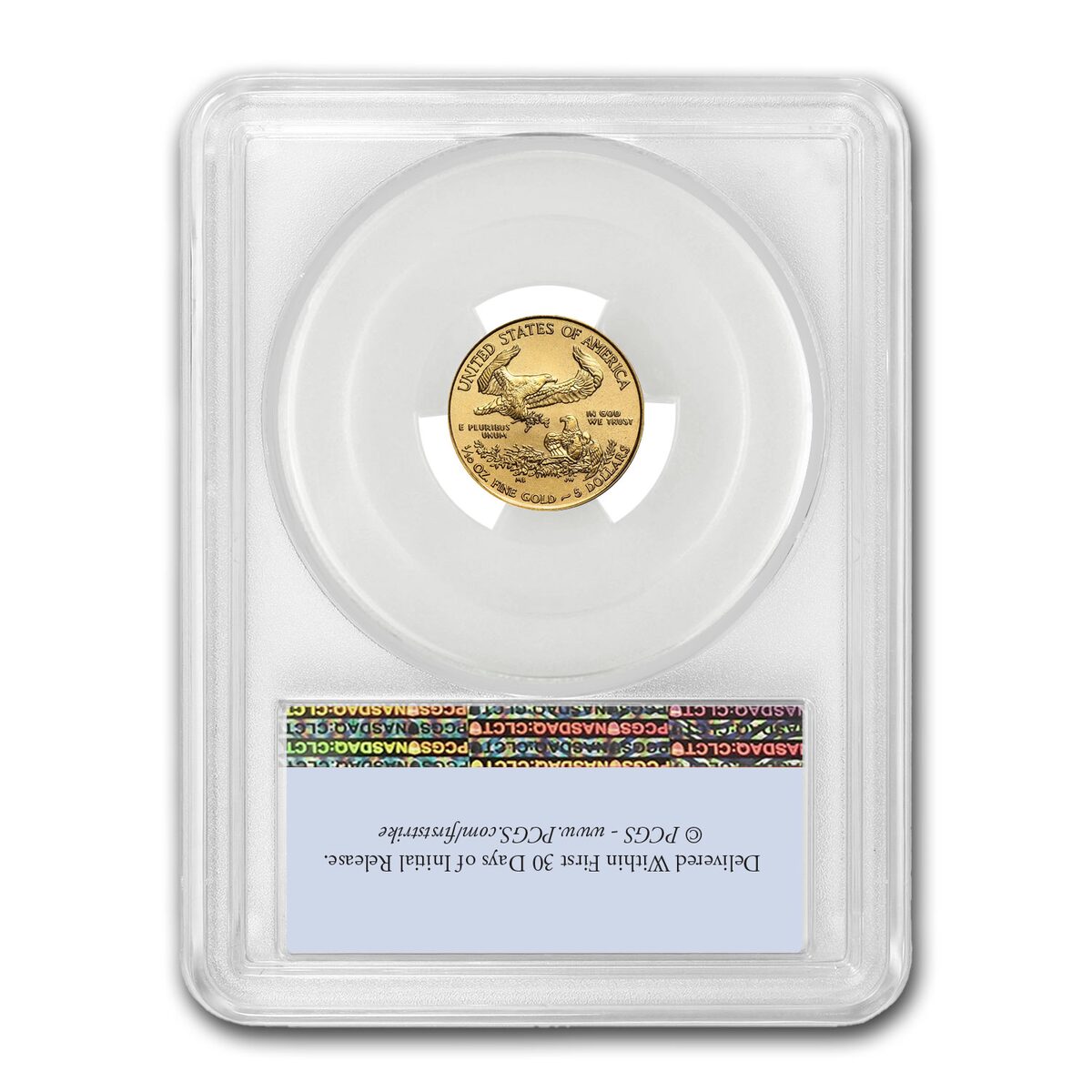 2021 1/10 oz American Gold Eagle (Type 1) MS-69 PCGS (FS®)