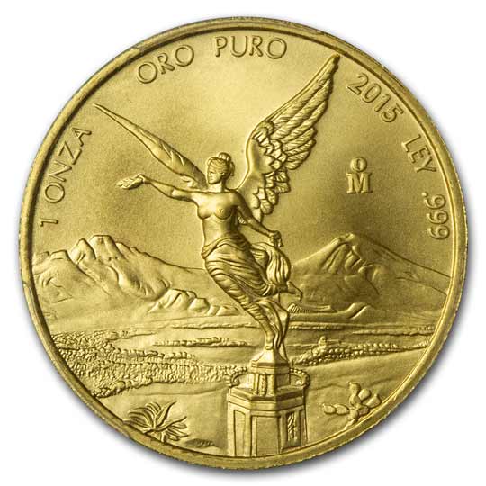 2015 Mexico 1 oz Gold Libertad MS-69 PCGS