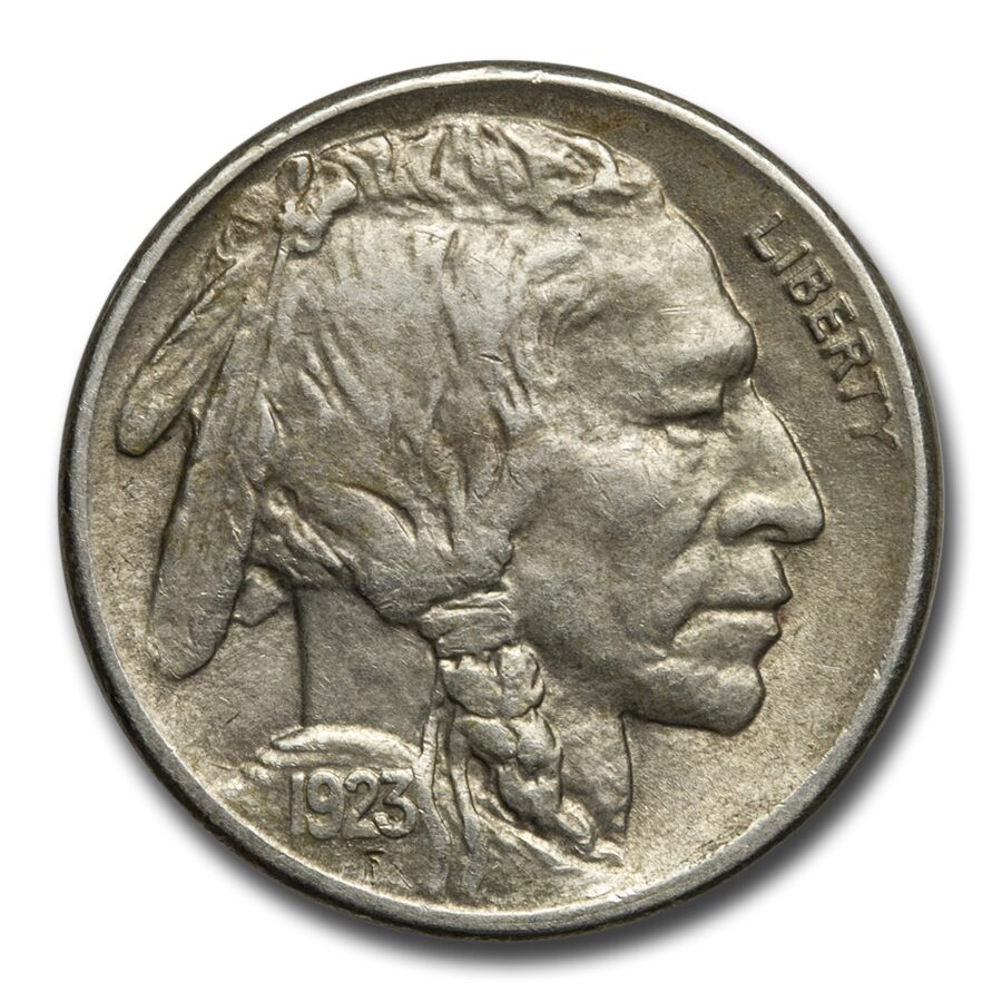 1923-S Buffalo Nickel AU