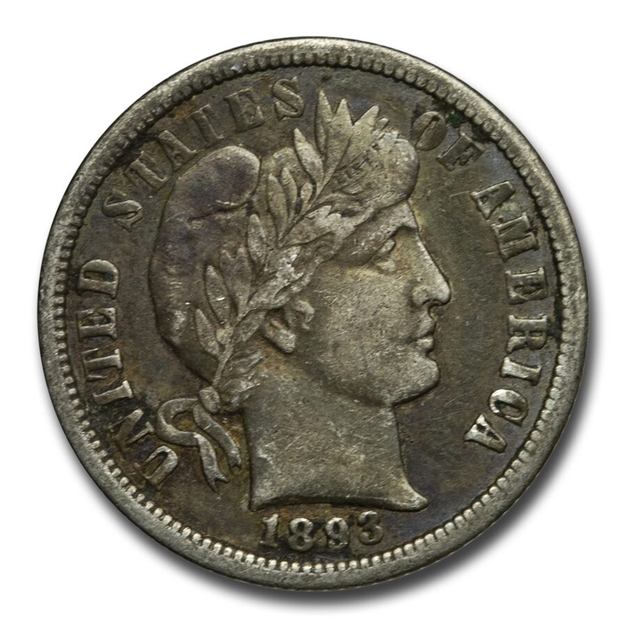 1893-O Barber Dime VF